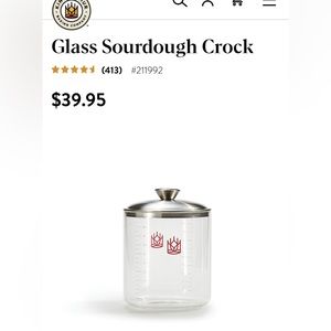 King Arthur Sourdough Crock - NIB